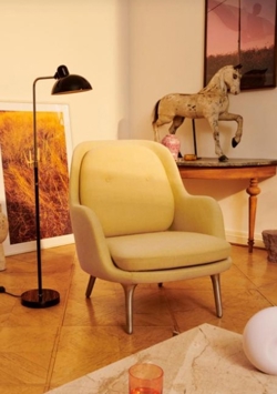 Kaiser idell 6580-F vloerlamp, mat zwart