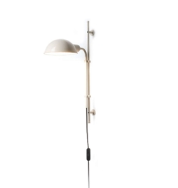 Funiculi wandlamp, wit