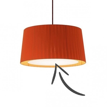 Reserveonderdeel: GT7 hanglamp onderste diffuser scherm