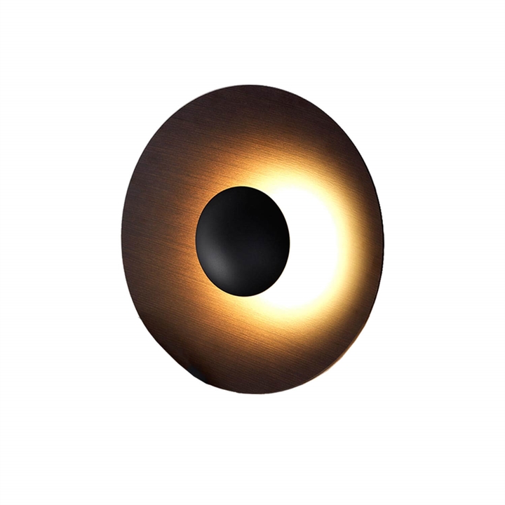 Ginger Ø60 wandlamp/plafondlamp, wenge