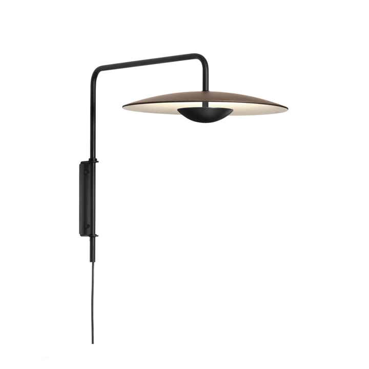 Ginger A Ø32 wandlamp, wenge