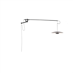 Ginger A XL Ø42 wandlamp, wenge