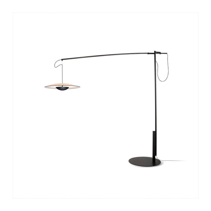 Ginger XL 42 vloerlamp, eiken