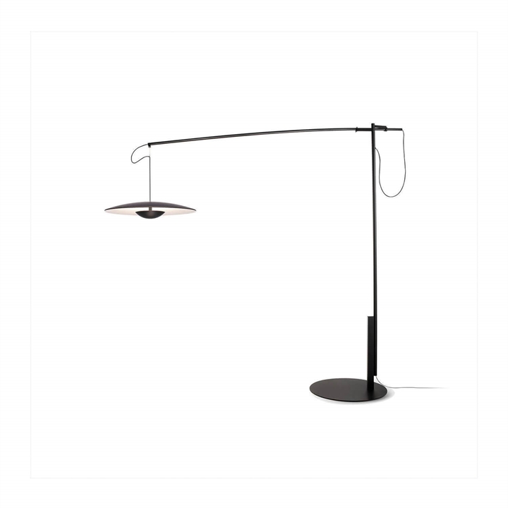 Ginger XL 42 vloerlamp, wenge