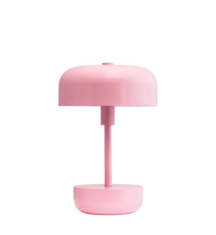 Haipot draagbare tafellamp/batterijlamp, roze