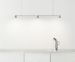 Hat Linear small hanglamp, warm grijs