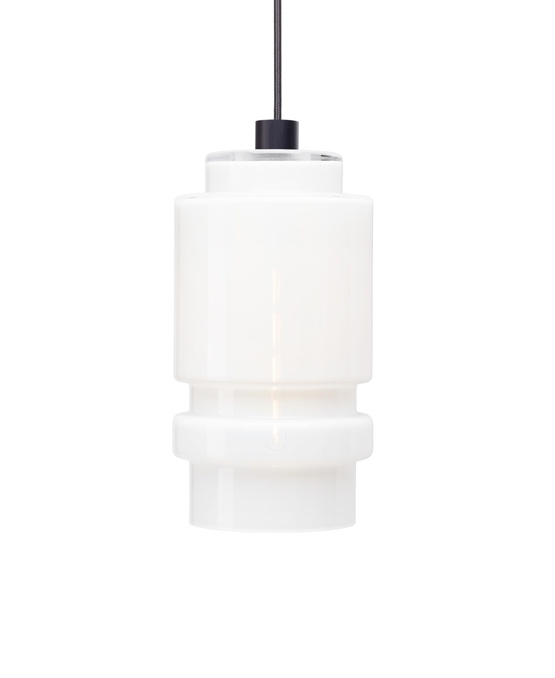 Axle hanglamp glazen kap medium, opal white