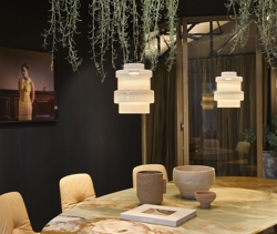 Axle hanglamp glazen kap groot, opal white