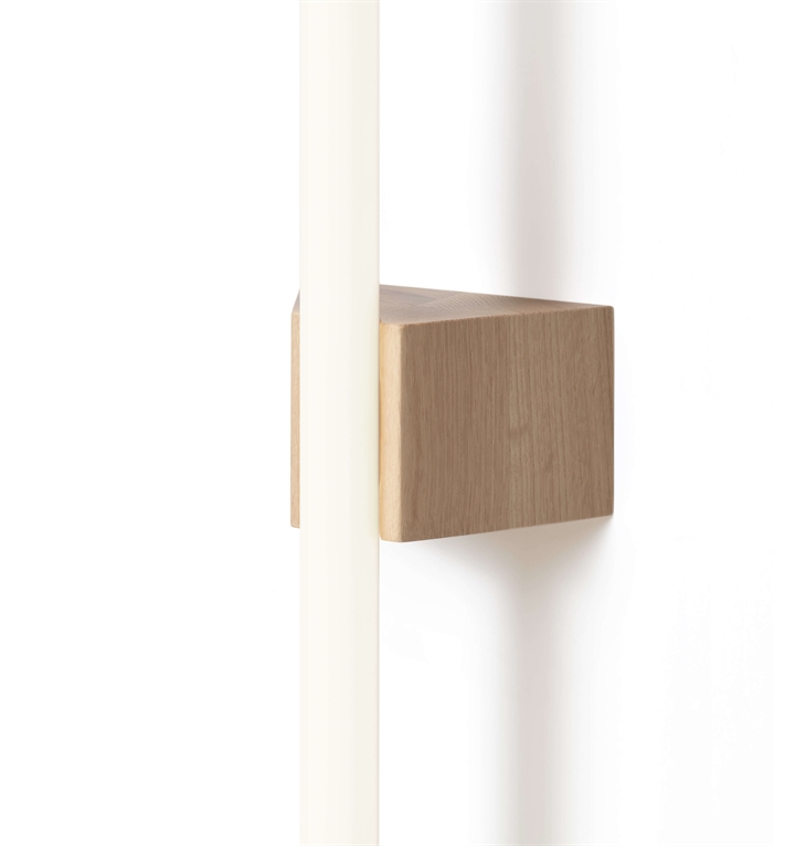 Minimism Single wandlamp, eiken