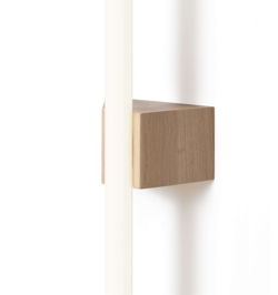 Minimism Single wandlamp, eiken