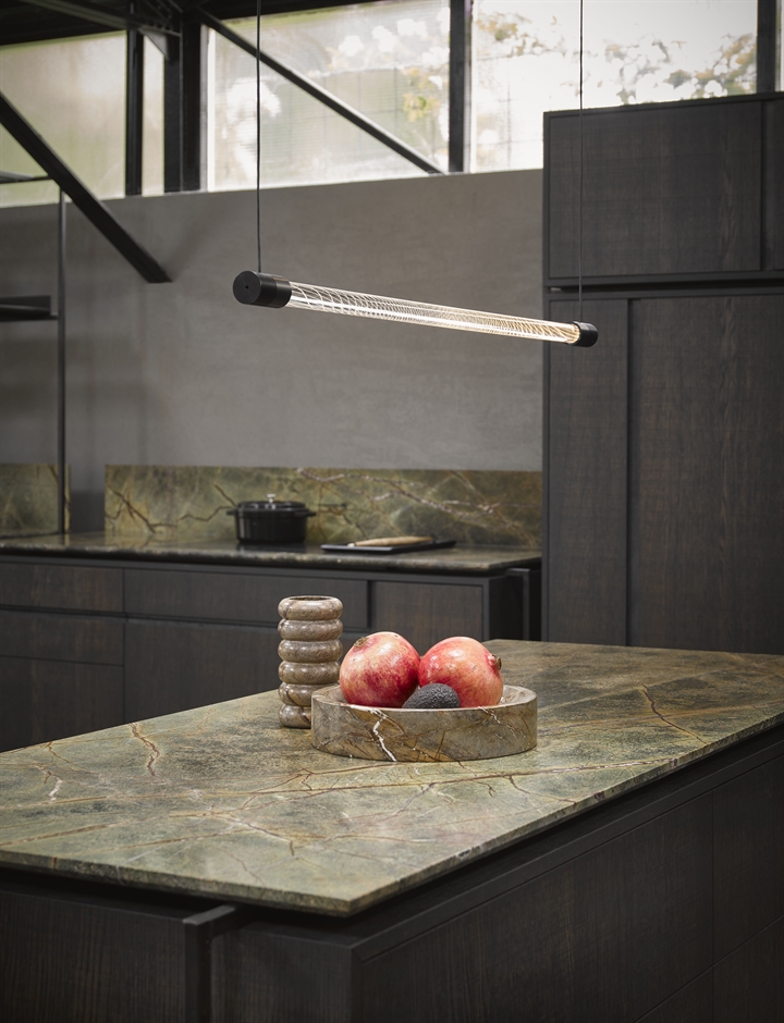 Vapour hanglamp horizontaal, zwart