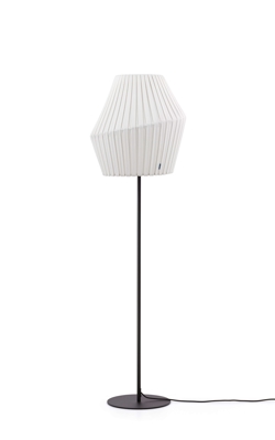 Pleat kap 50 cm, off white