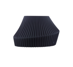 Pleat kap 75 cm, antraciet