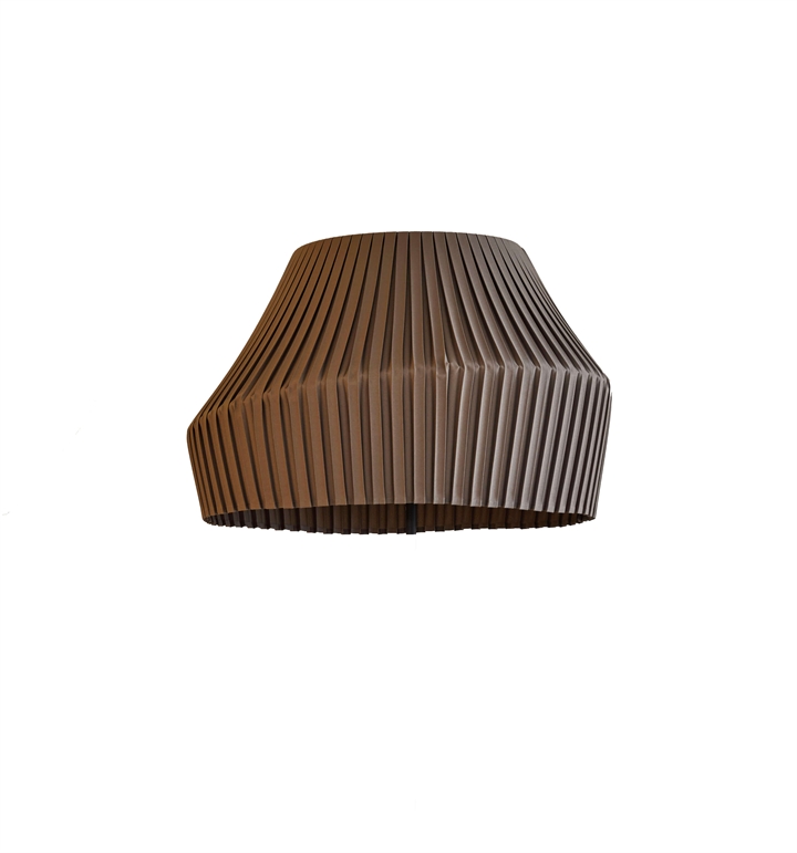 Pleat kap 75 cm, sand taupe