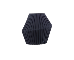 Pleat kap 50 cm, antraciet