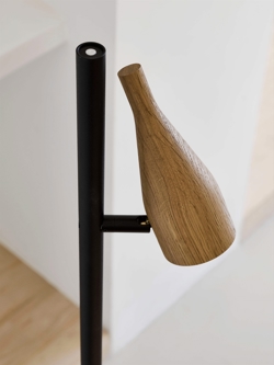 Timber Lounge Single vloerlamp, eiken