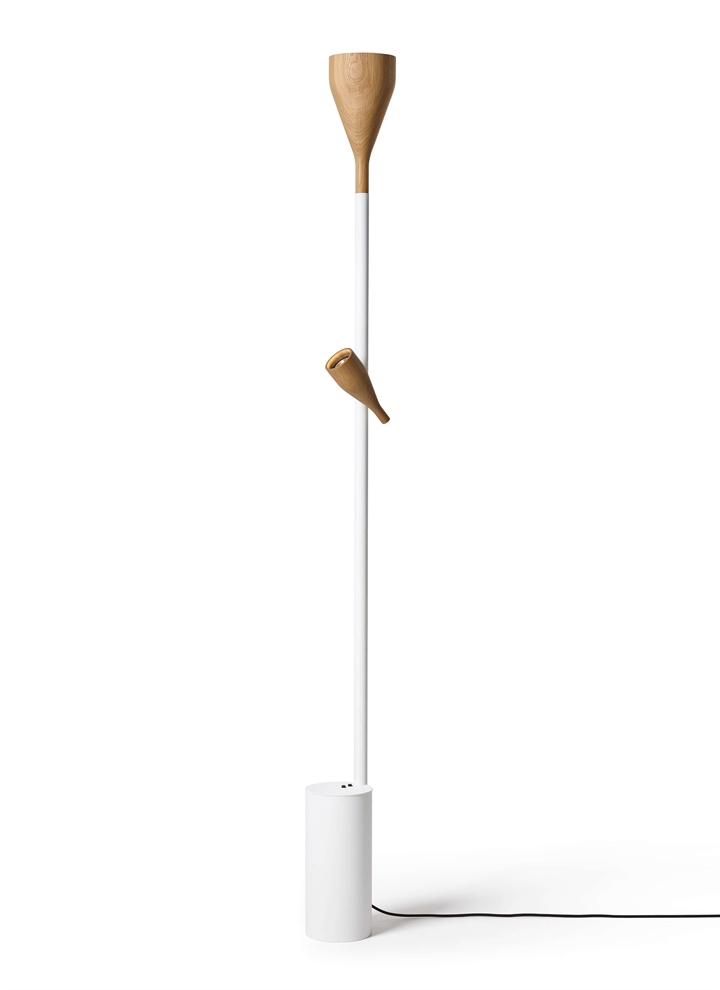 Timber Floor spot en uplight voor witte basis, eiken