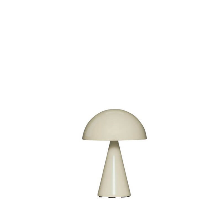 Mush Portable tafellamp / batterijlamp, licht zand