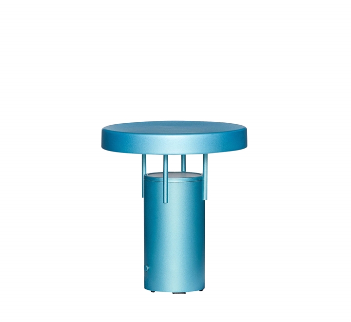 BringMe Portable tafellamp / batterijlamp mini, metallic turquoise