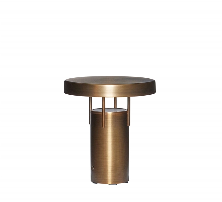 BringMe Portable tafellamp / batterijlamp mini, gebronsd messing