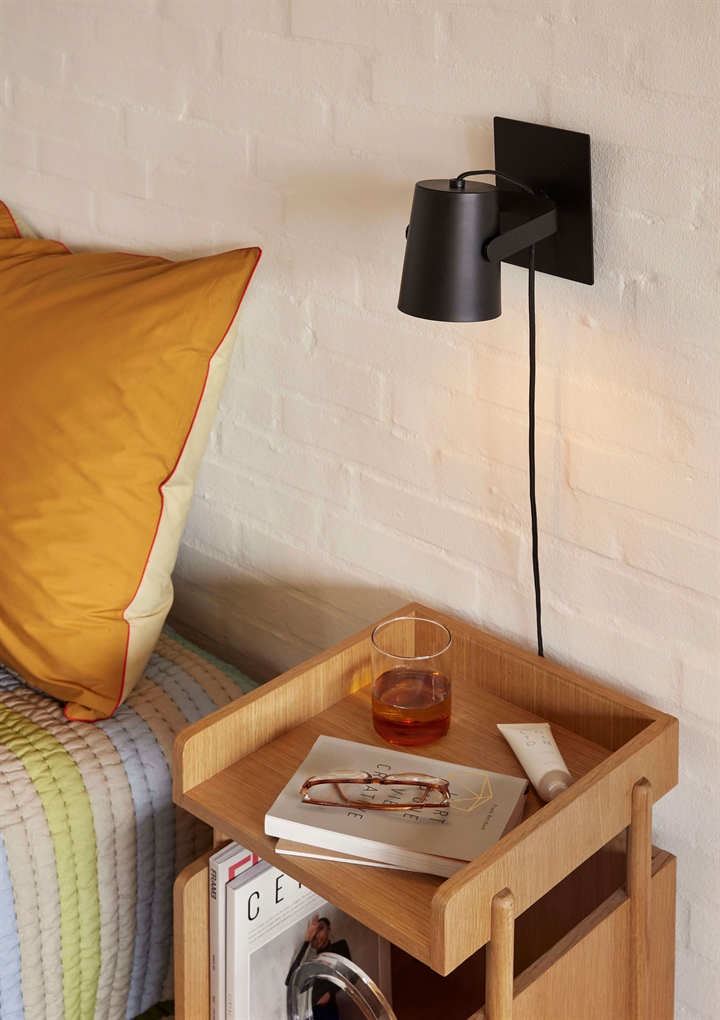 Ardent wandlamp, zwart