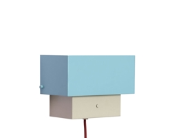 Arte wandlamp, blauw/zand