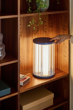 Aru tafellamp, blauw