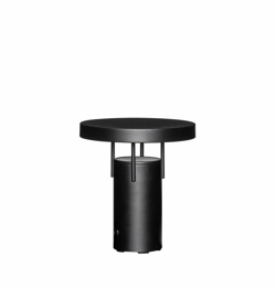 BringMe Portable Mini tafellamp / batterijlamp, mat zwart