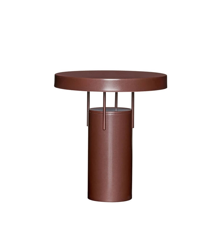 BringMe Portable tafellamp / batterijlamp, metallic bourgogne