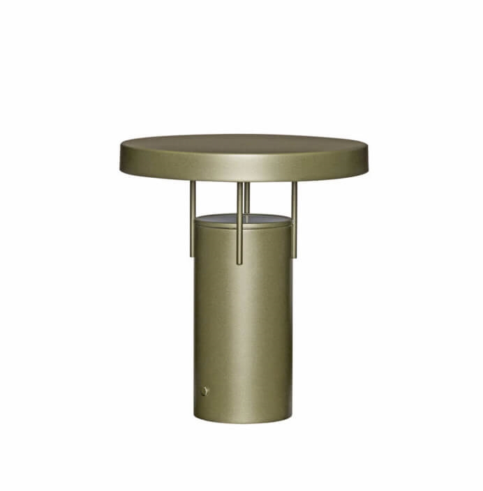 BringMe Portable tafellamp / batterijlamp, metallic donkergroen
