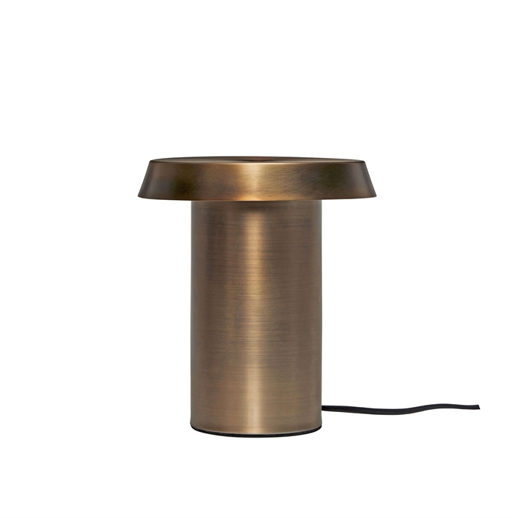 Keen tafellamp, gebronsd messing