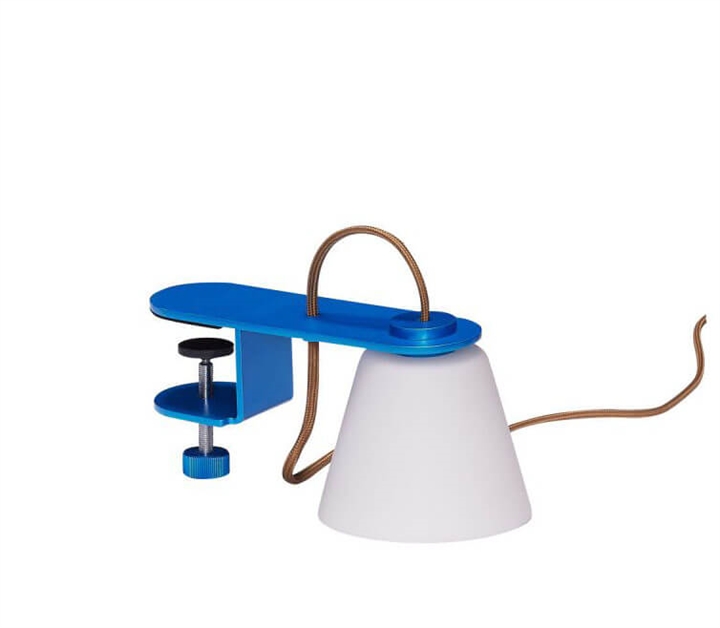 Lure wandlamp, metallic blauw