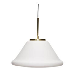 Muse hanglamp driehoekig, wit