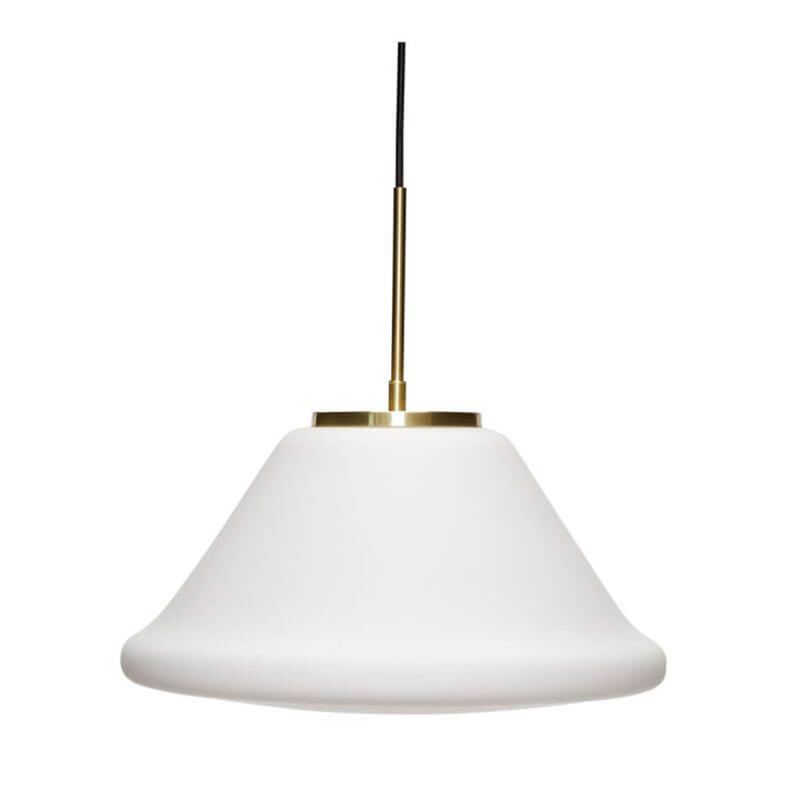 Muse hanglamp driehoekig, wit