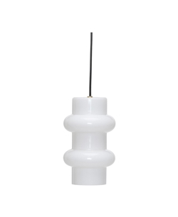 Pilule Double hanglamp, glanzend wit