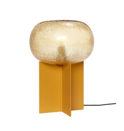 Podium tafellamp, amberkleurig