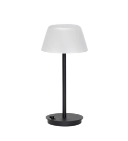 Salon tafellamp / batterijlamp, zwart