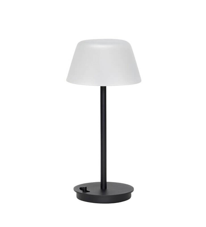 Salon tafellamp / batterijlamp, zwart