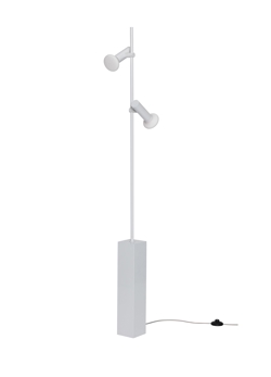 Set vloerlamp, lichtgrijs