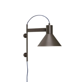 Studio wandlamp, bruin