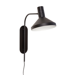 Studio wandlamp, zwart