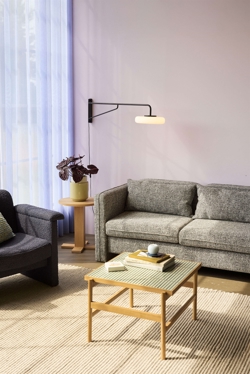 Sway wandlamp, zwart