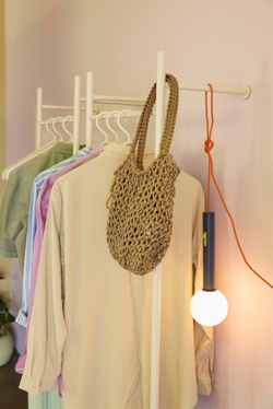 Talk wandlamp, blauw