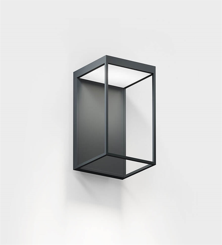 Gic base buitenwandlamp, antraciet