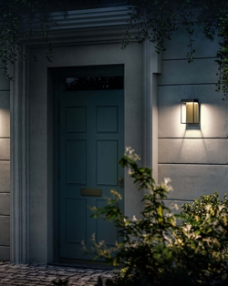 Gic base buitenwandlamp, deep black