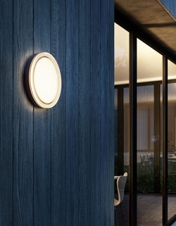 Lisc buiten wandlamp/plafondlamp, antraciet