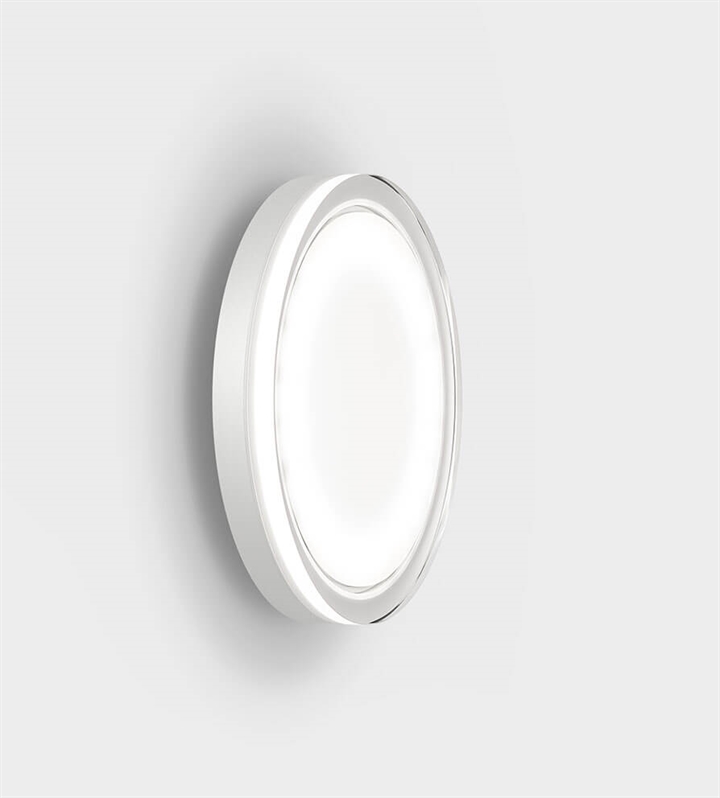 Lisc buiten wandlamp/plafondlamp, pure white