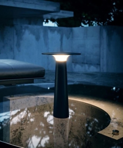 Lix batterijlamp / tafellamp, jet black