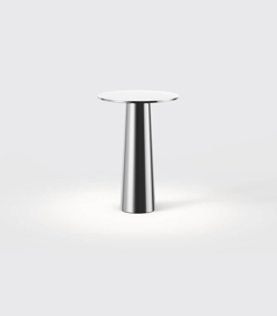 Lix mini batterijlamp / tafellamp, chroom