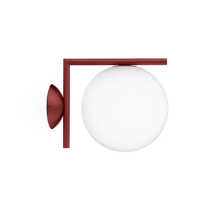 IC Light C/W1 buiten wandlamp/plafondlamp, rood